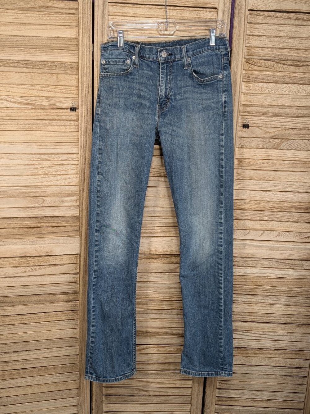Levi's 513 Classic Men's Blue Straight-Leg Jeans Size 32x34